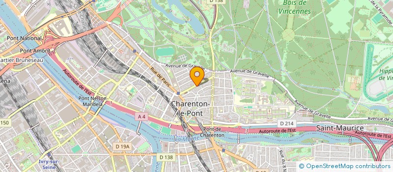 localisation de l'entreprise ELNY  CHARENTON-LE-PONT