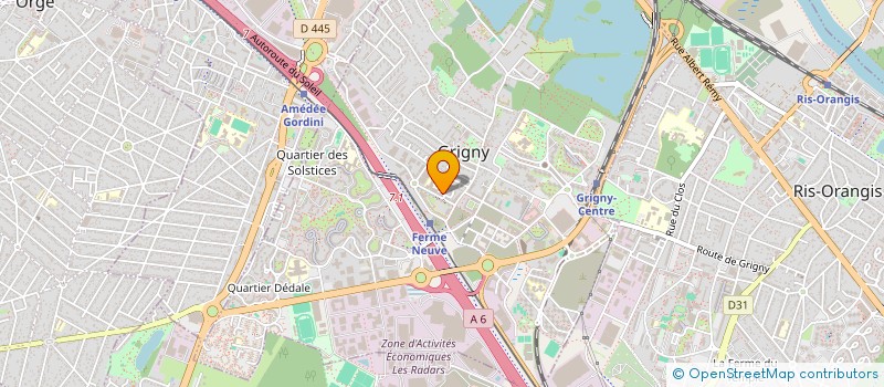 localisation de l'entreprise ELNYSA  GRIGNY