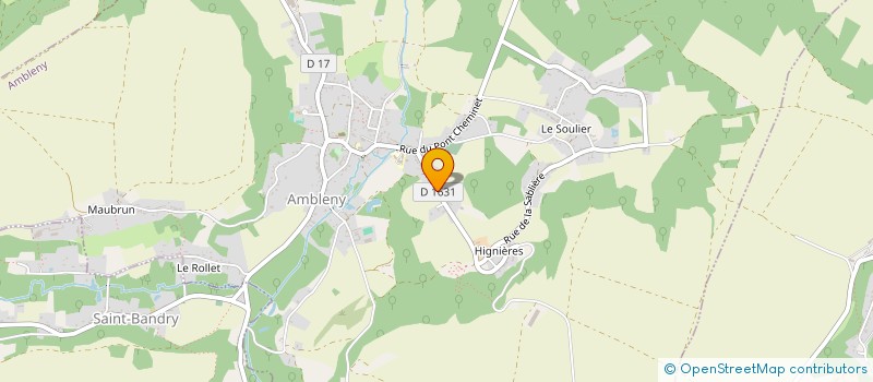 localisation de l'entreprise ELO à AMBLENY
