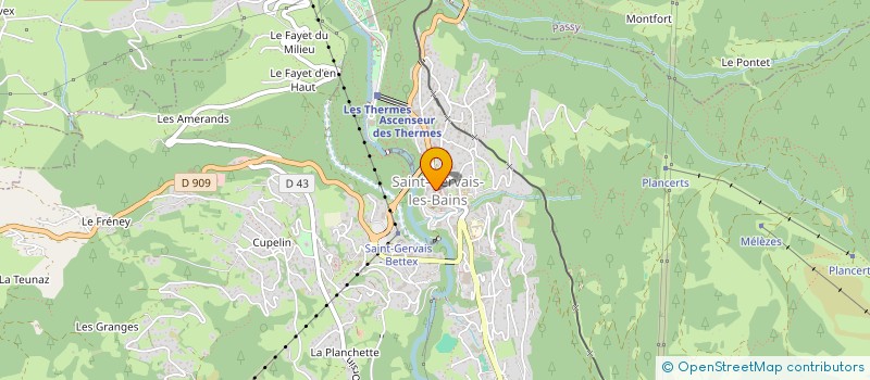 localisation de l'entreprise ELO  SAINT-GERVAIS-LES-BAINS