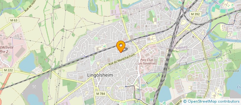 localisation de l'entreprise ELO  LINGOLSHEIM