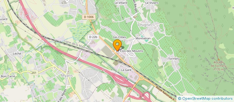 localisation de l'entreprise ELO  CHIGNIN