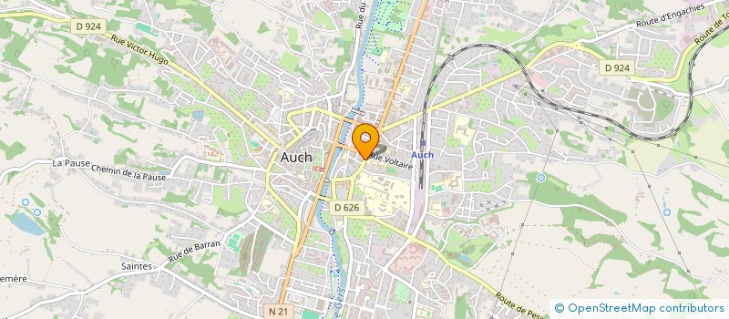 localisation de l'entreprise ELO  AUCH