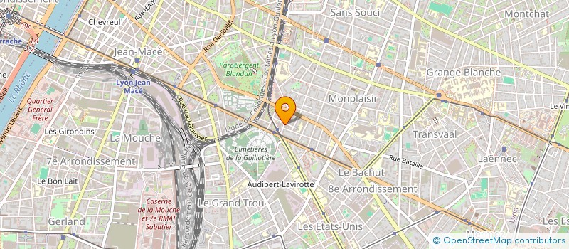 localisation de l'entreprise ELO  LYON