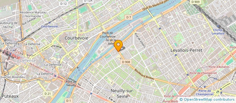 localisation de l'entreprise ELO à NEUILLY-SUR-SEINE