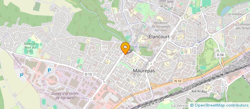 localisation de l'entreprise ELO BEAUTE à MAUREPAS