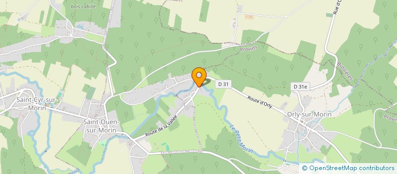localisation de l'entreprise ELO & CED  ORLY-SUR-MORIN