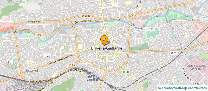 localisation de l'entreprise ELO & CO  BRIVE-LA-GAILLARDE