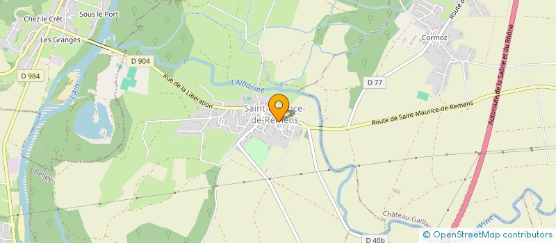 localisation de l'entreprise ELO&CO  SAINT-MAURICE-DE-REMENS