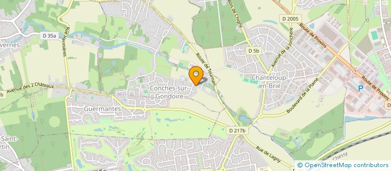 localisation de l'entreprise ELO'COIFF  CONCHES-SUR-GONDOIRE