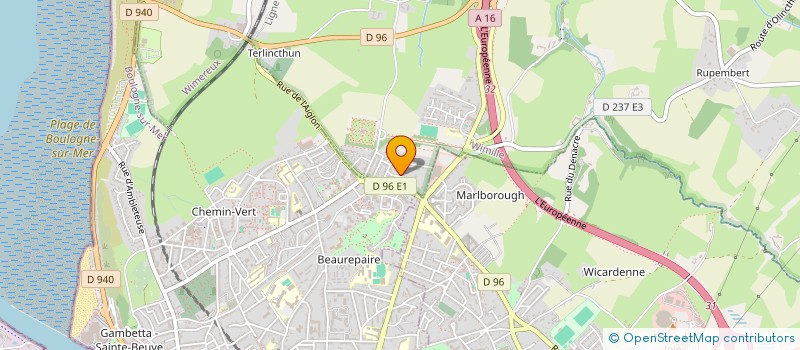 localisation de l'entreprise ELO COIFFURE  WIMILLE