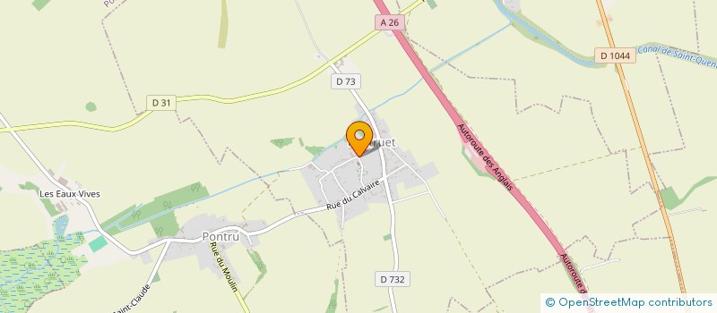 localisation de l'entreprise ELO'DANCE COMPAGNY  PONTRUET