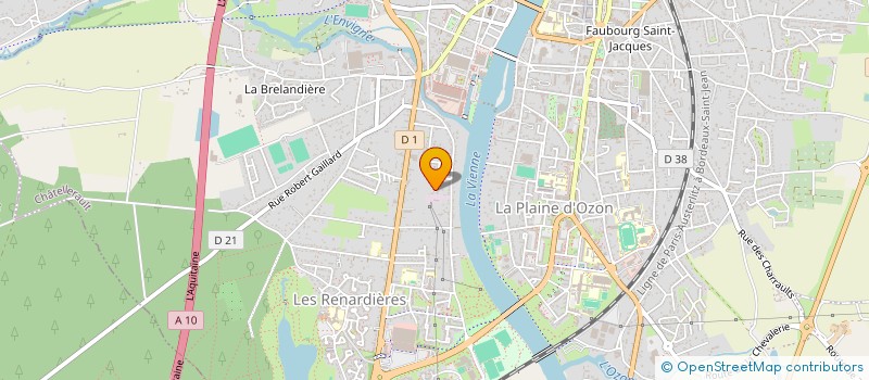 localisation de l'entreprise ELO DANSE  CHATELLERAULT