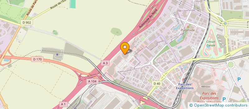 localisation de l'entreprise ELO EURL à GONESSE