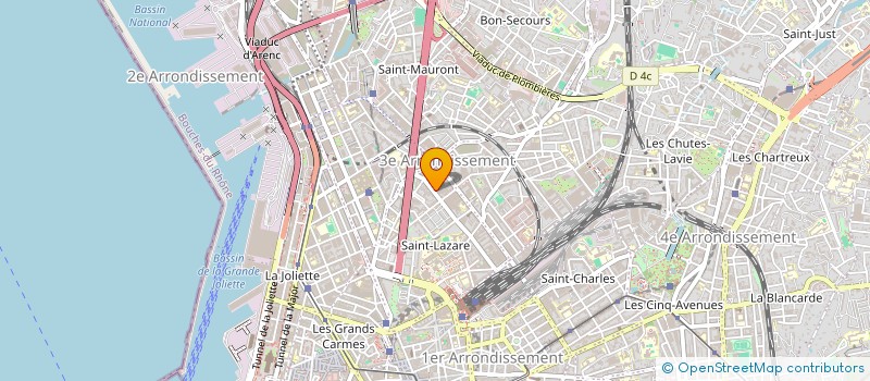 localisation de l'entreprise ELO & FILS LA GRACE DIVINE à MARSEILLE