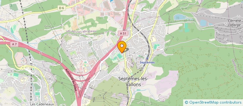 localisation de l'entreprise ELO FLO à SEPTEMES-LES-VALLONS
