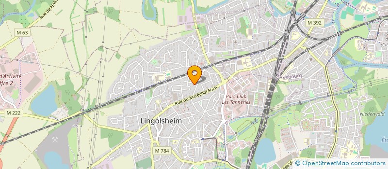 localisation de l'entreprise ELO II  LINGOLSHEIM