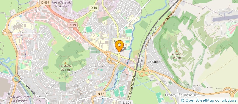 localisation de l'entreprise ELO LAVAGE  VESOUL