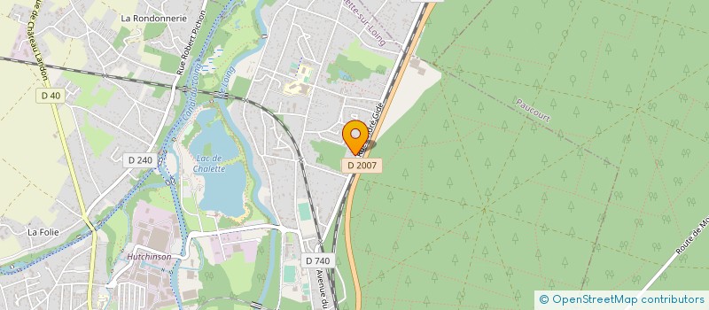 localisation de l'entreprise ELO LOGISTIC à CHALETTE-SUR-LOING