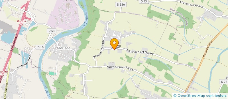 localisation de l'entreprise ELO'M  MAUZAC