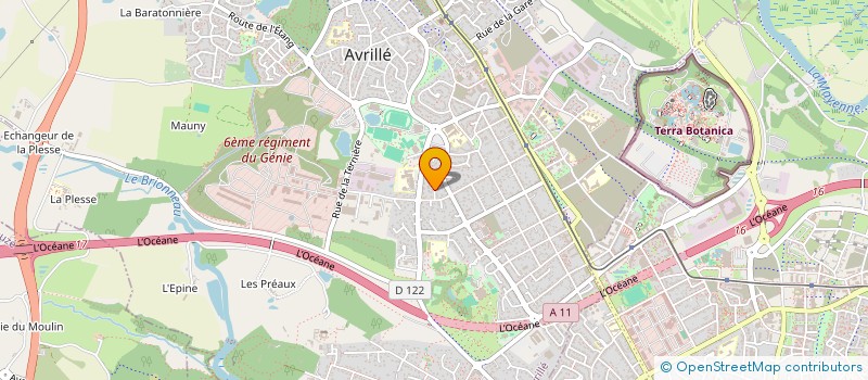 localisation de l'entreprise ELO PATRIMOINE à AVRILLE