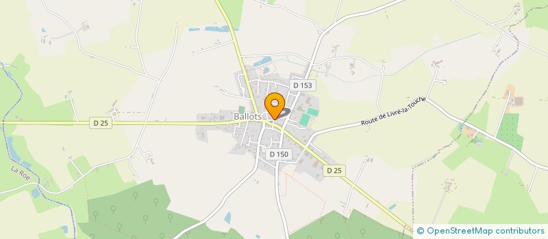 localisation de l'entreprise ELO TAXI  BREAL-SOUS-VITRE