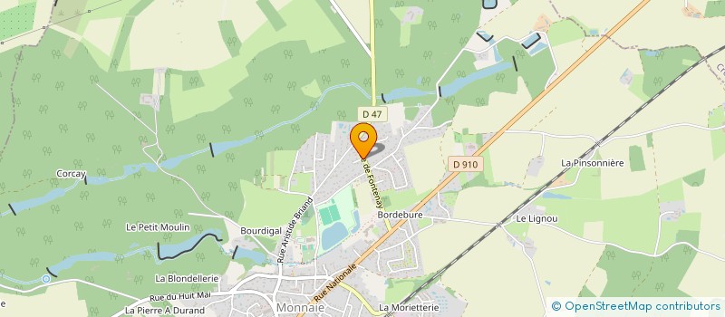 localisation de l'entreprise ELO TAXI  MONNAIE