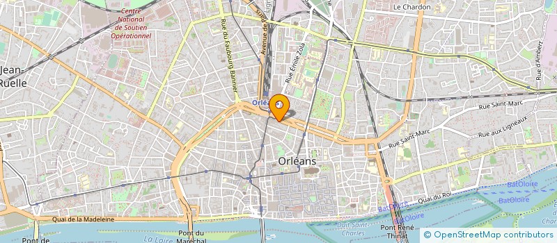 localisation de l'entreprise ELOA à ORLEANS