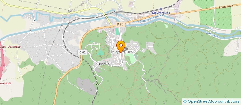 localisation de l'entreprise ELOA  MEYRARGUES