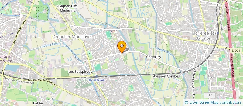 localisation de l'entreprise ELOA  AVIGNON