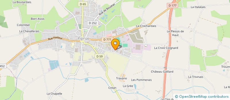 localisation de l'entreprise ELOA  PIPRIAC