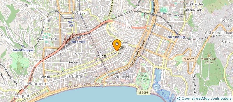 localisation de l'entreprise ELOA INVEST à NICE