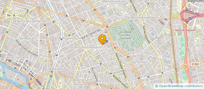 localisation de l'entreprise ELOA PROD  PARIS