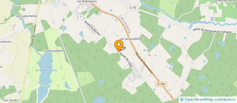 localisation de l'entreprise ELOAH  CHEVERNY