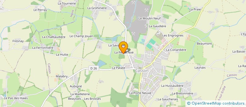 localisation de l'entreprise ELOAN  CASSON