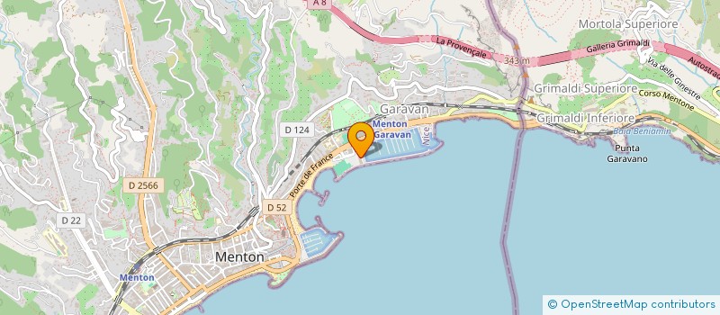 localisation de l'entreprise ELOANE à MENTON