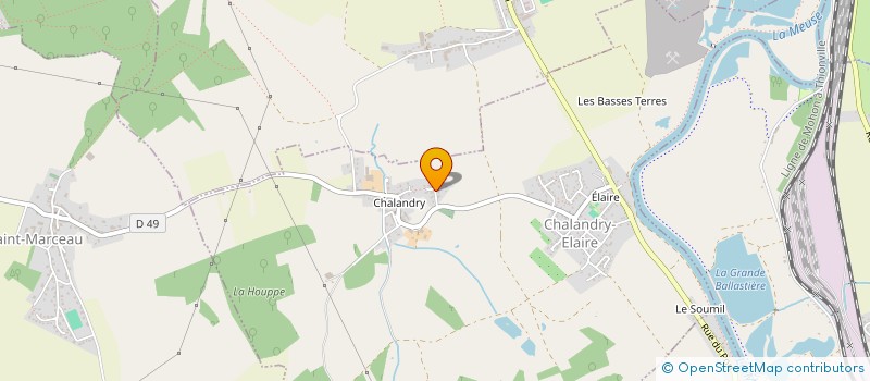 localisation de l'entreprise ELOANE  CHALANDRY-ELAIRE