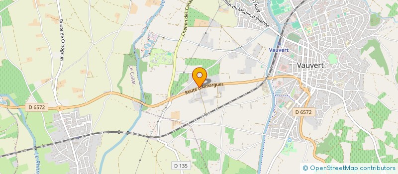 localisation de l'entreprise ELOANGE  VAUVERT