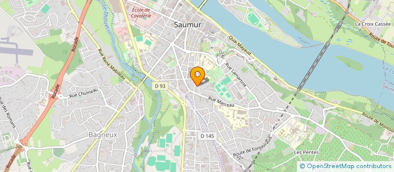 localisation de l'entreprise ELOAR  SAUMUR