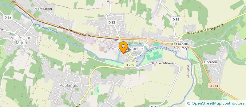 localisation de l'entreprise ELOAS  CRECY-LA-CHAPELLE