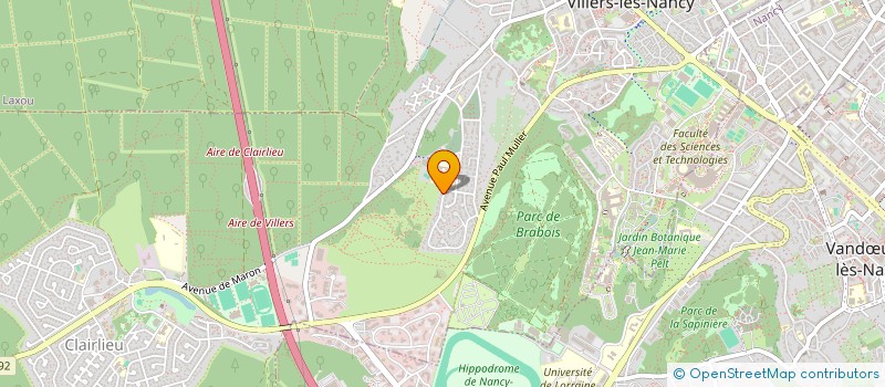 localisation de l'entreprise ELOCA à VILLERS-LES-NANCY