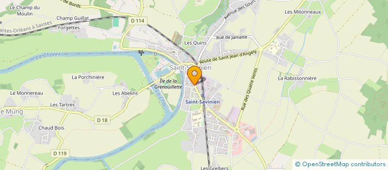 localisation de l'entreprise ELOCED  SAINT-SAVINIEN