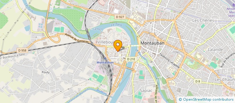 localisation de l'entreprise ELOCHRIS  MONTAUBAN