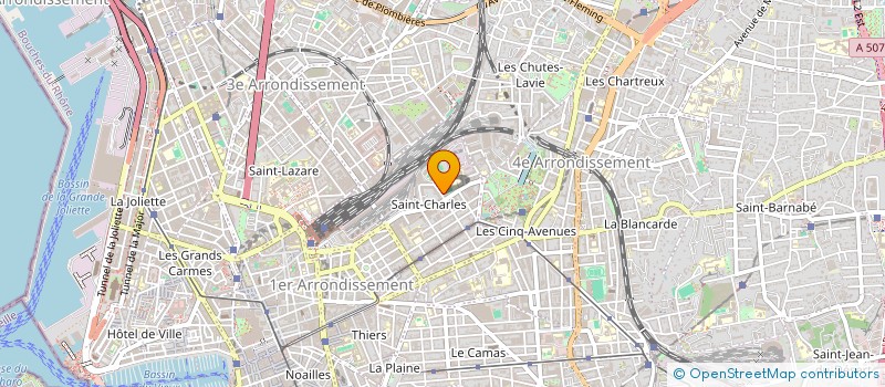 localisation de l'entreprise ELOCIN TREBOR à MARSEILLE
