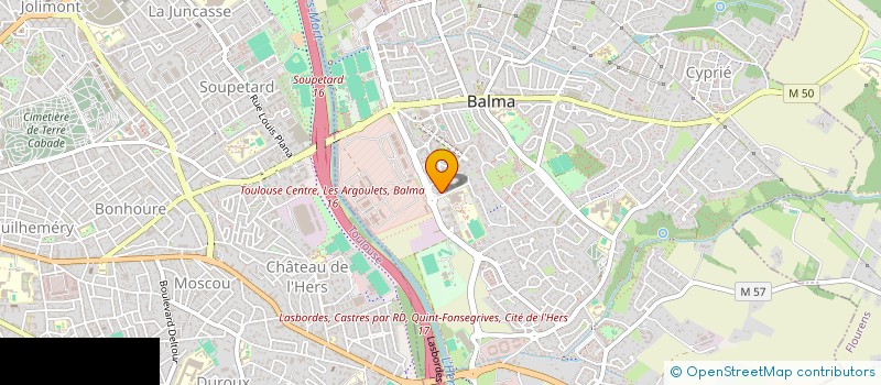 localisation de l'entreprise ELOCLIM BTP à BALMA