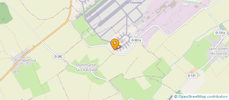 localisation de l'entreprise ELOCY  DOMMARTIN-LA-CHAUSSEE