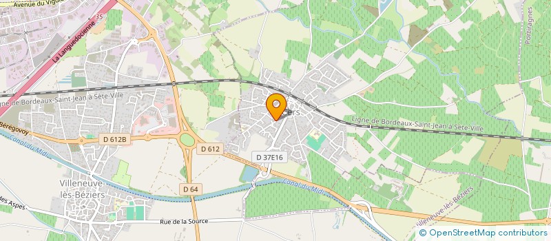 localisation de l'entreprise ELOCYN à CERS
