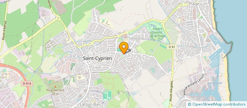 localisation de l'entreprise ELODANDFRED  SAINT-CYPRIEN