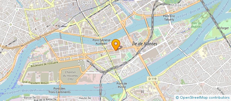 localisation de l'entreprise ELODEFAB  NANTES