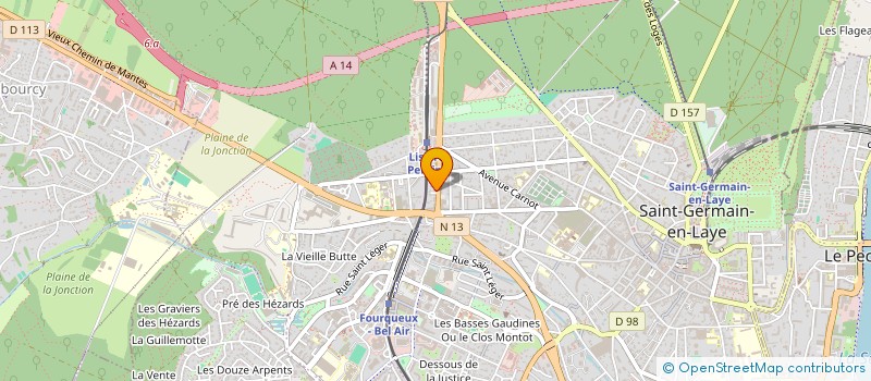 localisation de l'entreprise ELODIE 168  SAINT-GERMAIN-EN-LAYE